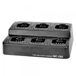 Six-Way Charger For Two Way Radio
